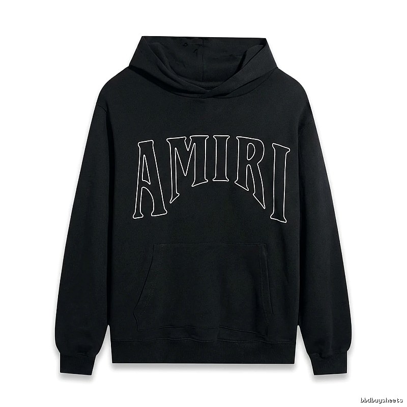AMIRI Alphabet Style Black Sweatshirt