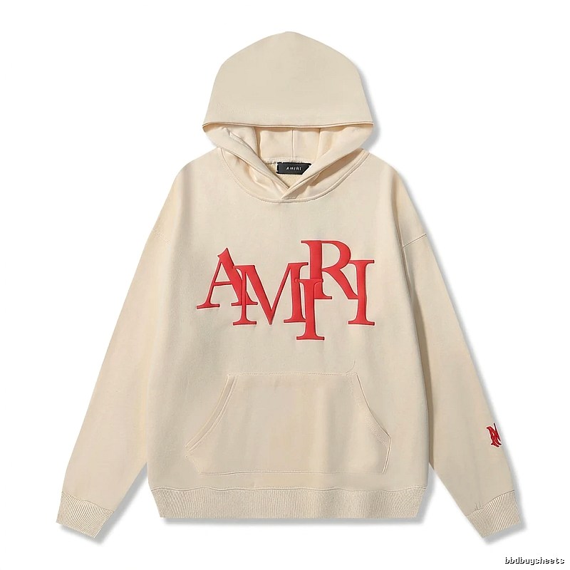 AMIRI Letter Style Beige Sweatshirt