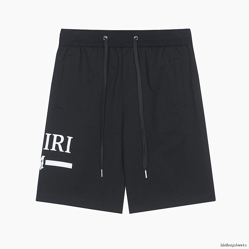 Amiri Logo Detail Logo shorts Black Casual Amiri with Relaxed Feel