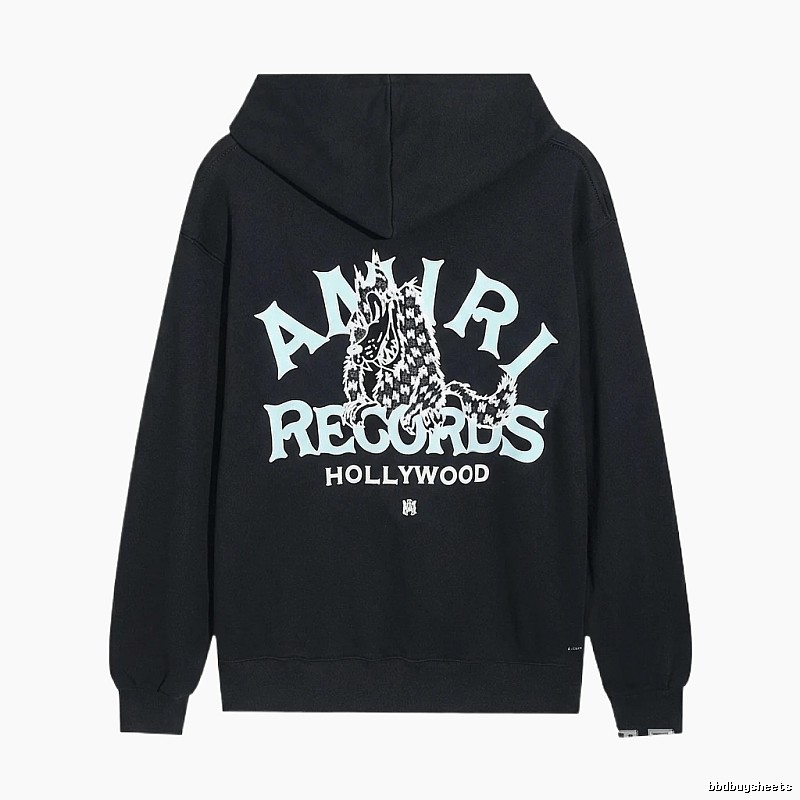 AMIRI Records Black Tide Cool Sweatshirt