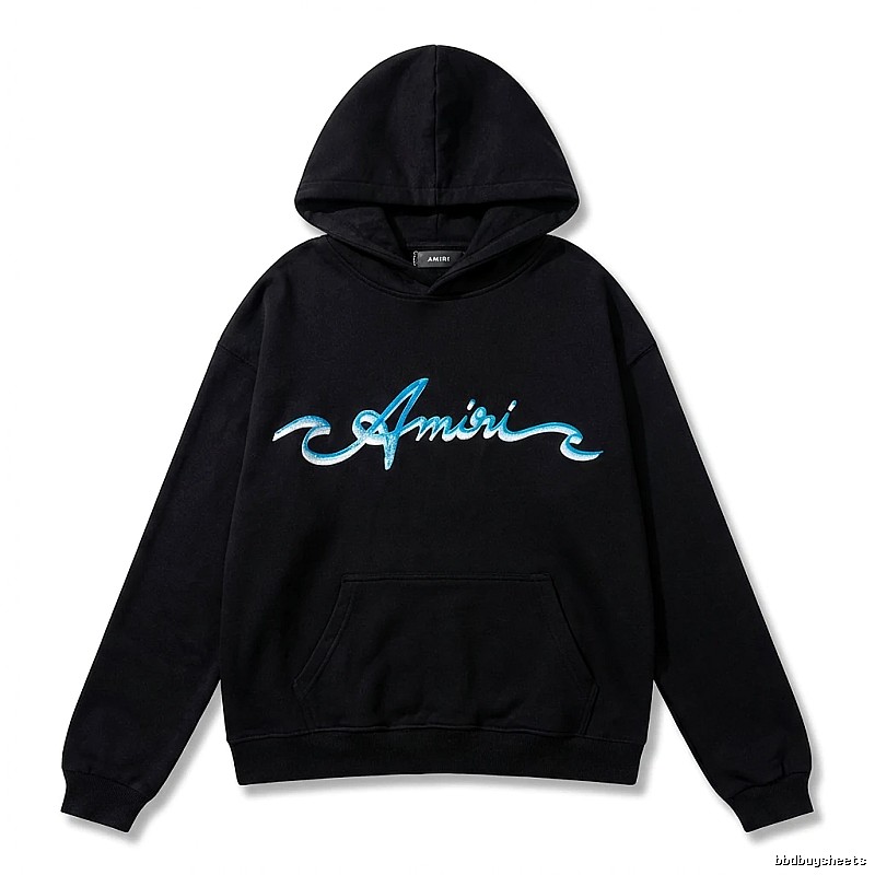 AMIRI Trendy Style Black Hoodie
