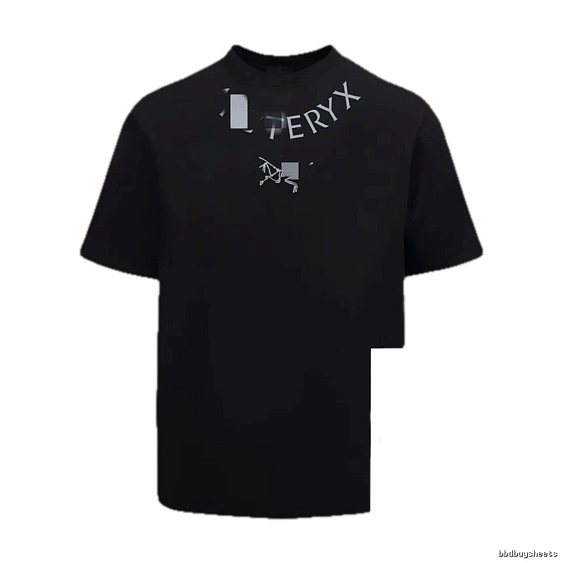 Arc'teryx Printed Functional Style Black Short Sleeve T-shirt