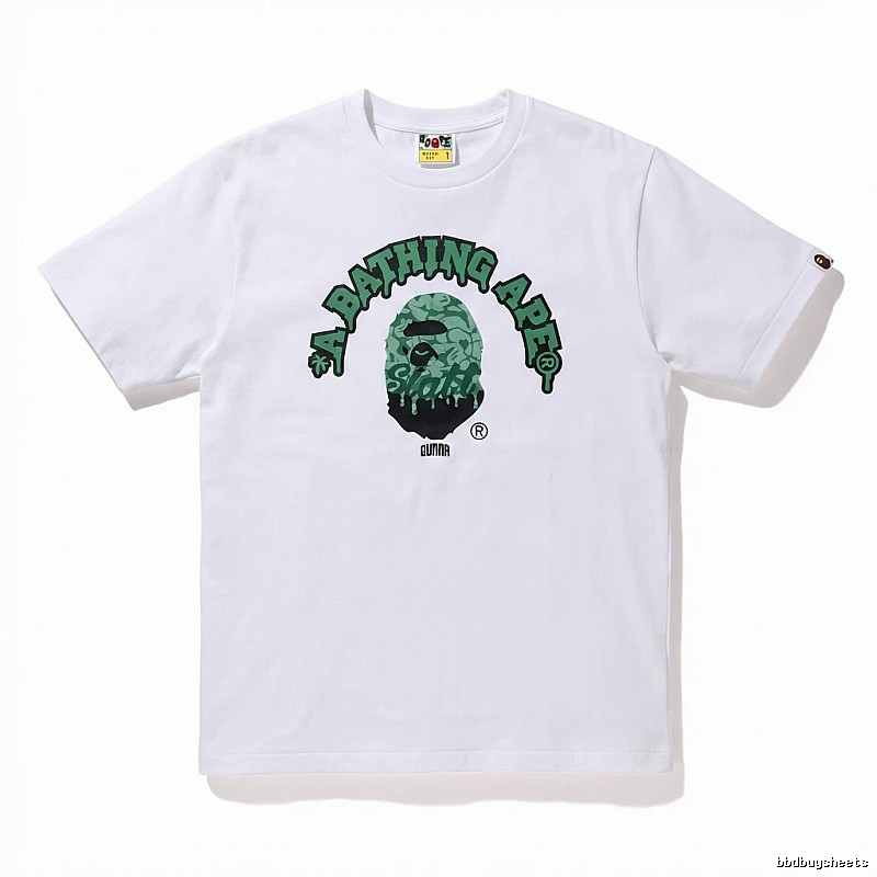 Bape Ape Head Cool White T-shirt in Streetwear Style