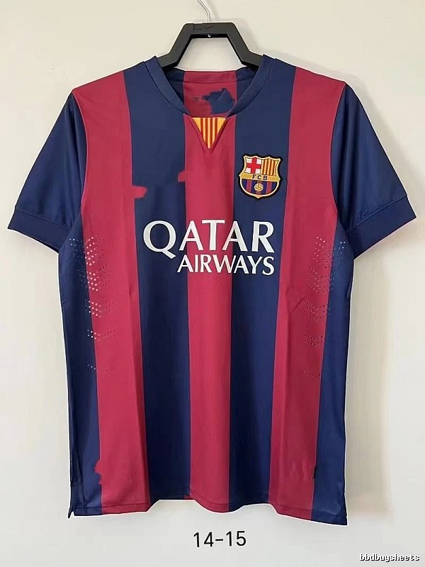 Barcelona Gift Ready Retro soccer jersey Blue Red Barcelona with Standout Detail