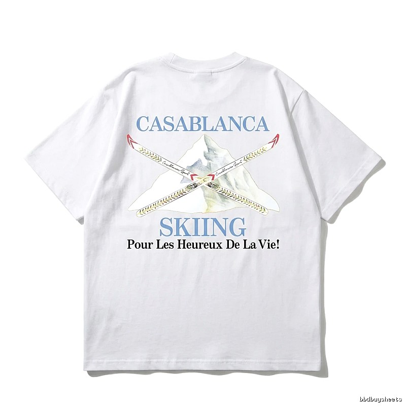 Casablanca Ski Style White T-shirt