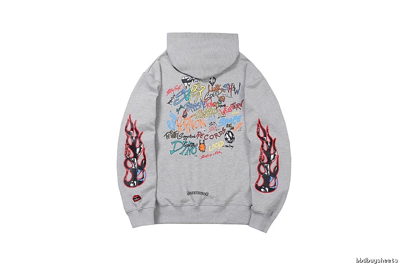 Chrome Hearts Compact Cross graphic hoodie Black Blue Cross for Smart Casual Looks