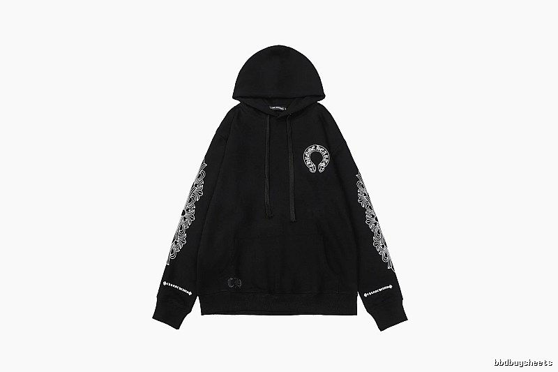 Chrome Hearts Resort Cross graphic hoodie Black Blue Cross with Premium Look
