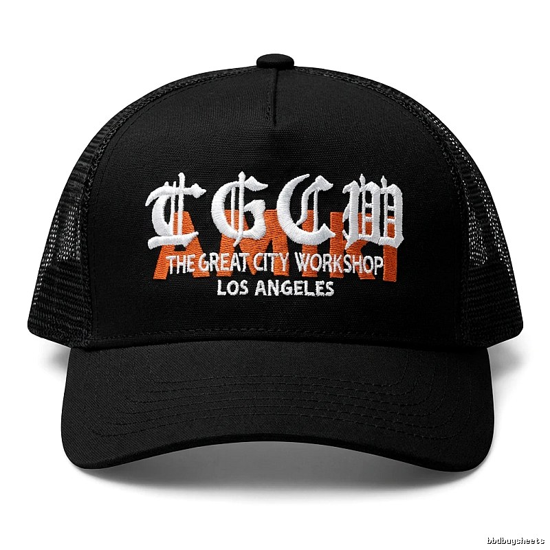 Chrome Hearts retro-style black hat