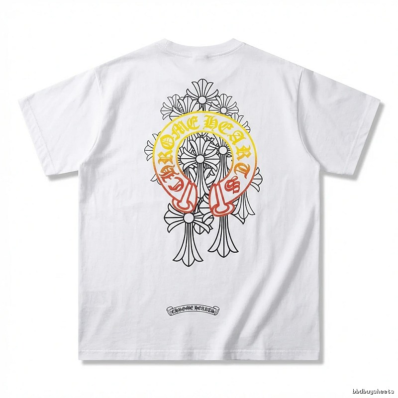 Chrome Hearts Retro Style White T-shirt