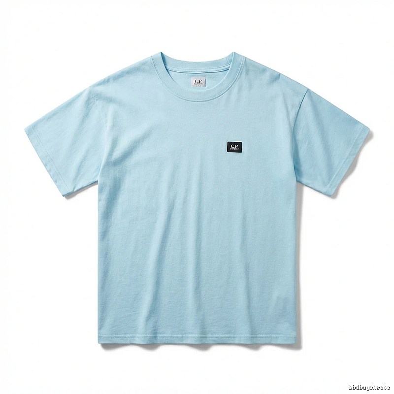 C.P. basic simple style light blue T-shirt