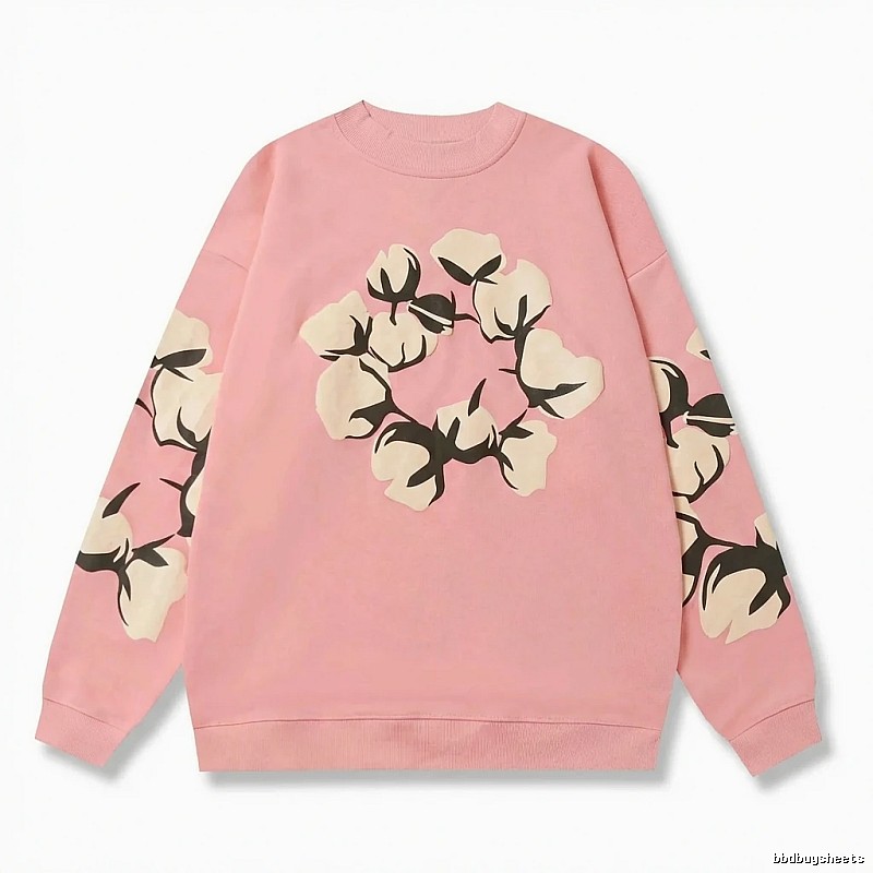 DENIM TEARS Pink Floral Sweatshirt