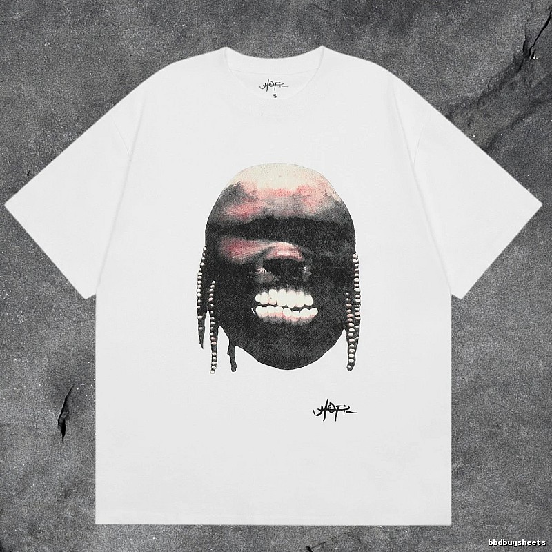 Denim Tears White Graphic T-Shirt Clean Colorway