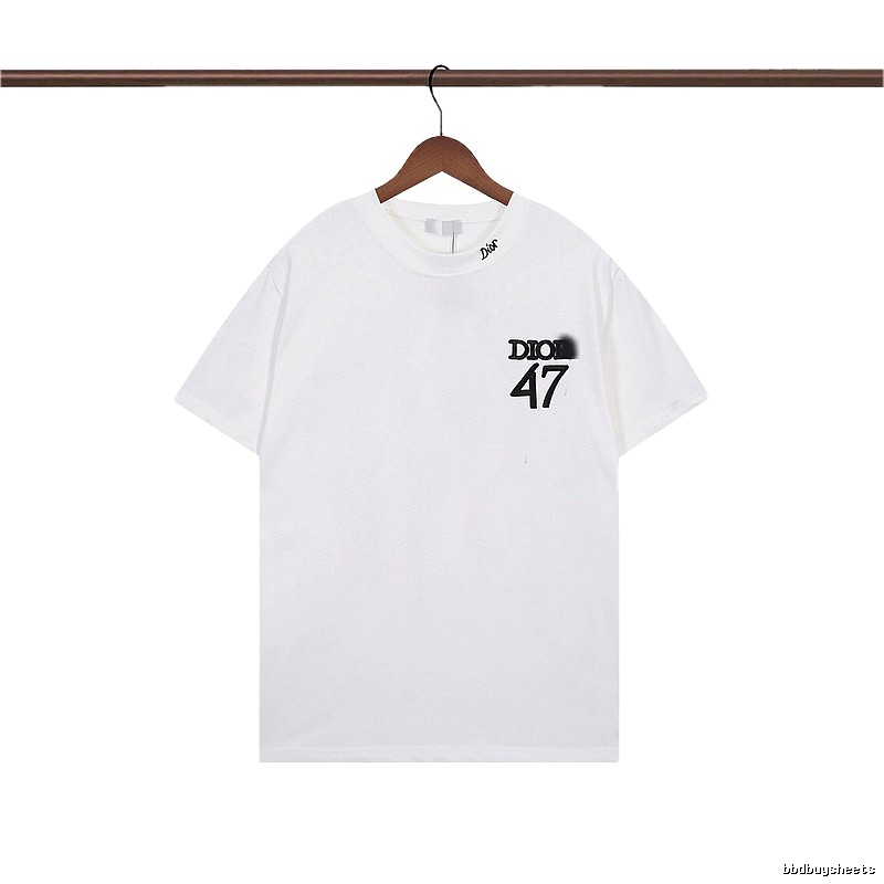 Dior 47 Collection Minimalist Style White T-Shirt