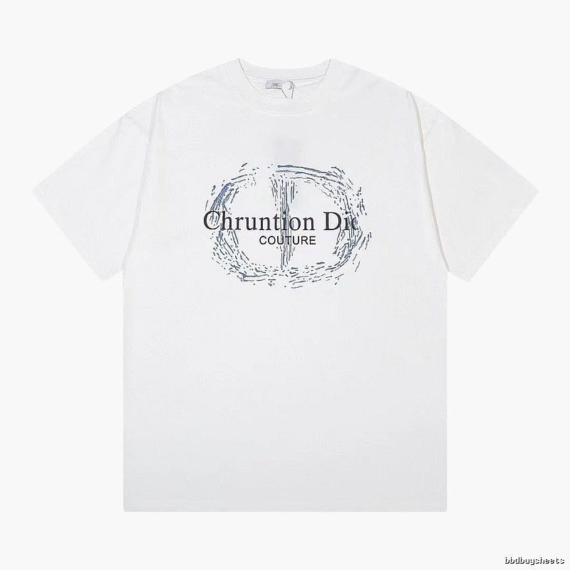 Dior Couture Trendy Style White Short-sleeve T-shirt