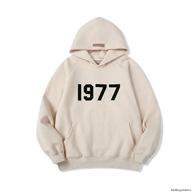ESSENTIALS minimalist style off-white sweatshirt