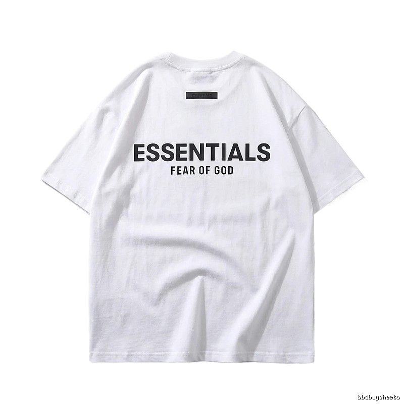 ESSENTIALS minimalist style white T-shirt