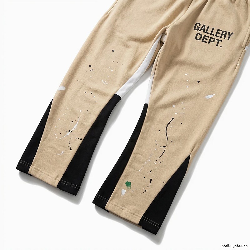 Gallery Dept. Graffiti Style Beige Sweatpants