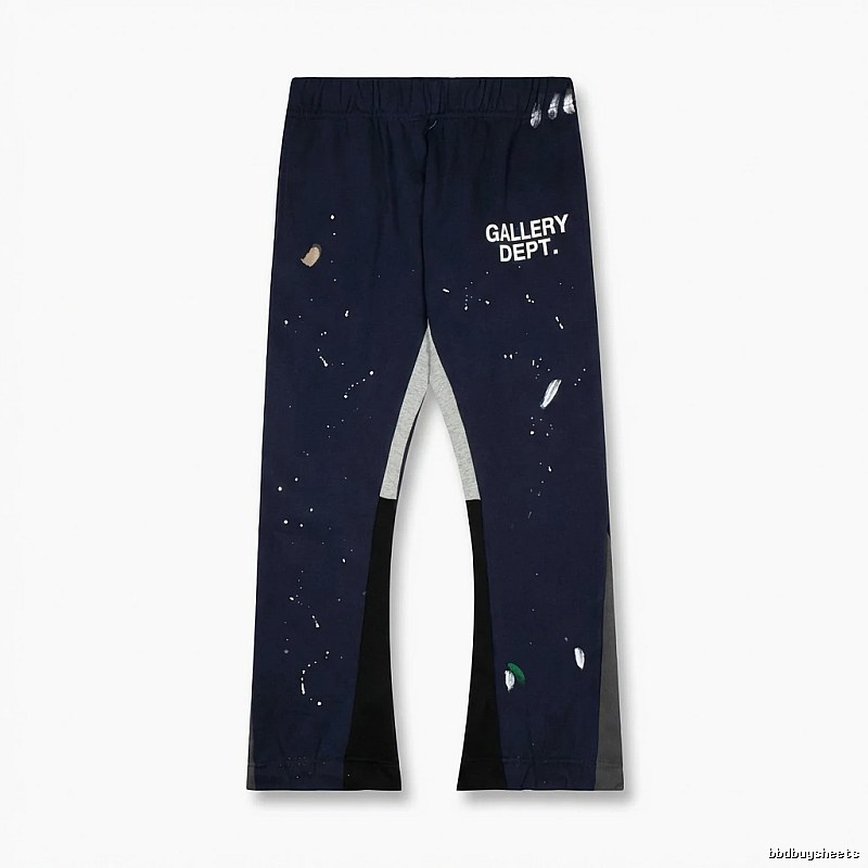 Gallery Dept graffiti-style navy blue pants