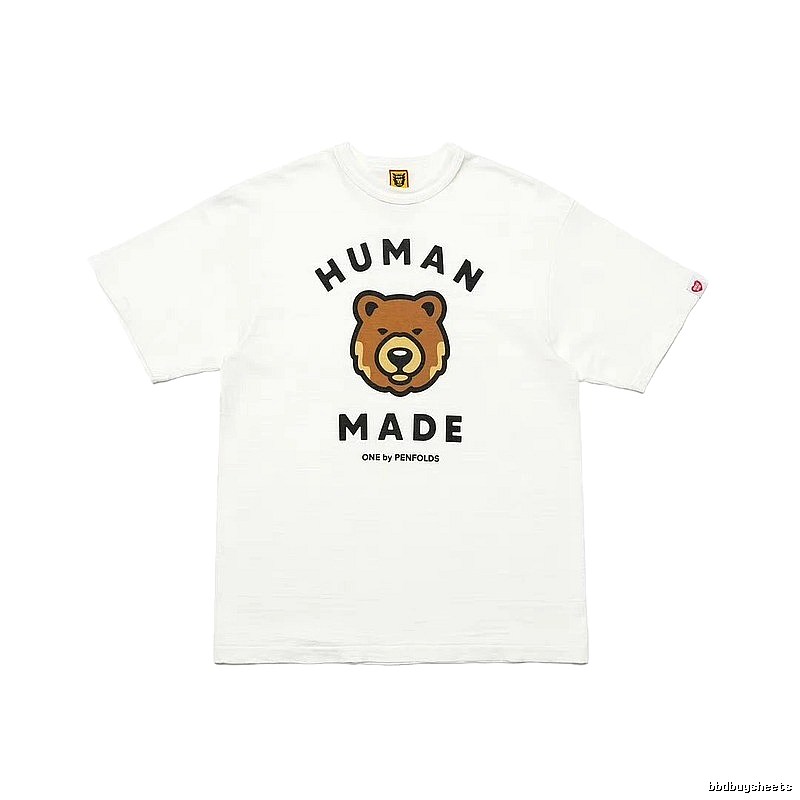 HUMAN MADE Bear Head Japanese Retro White T-Shirt