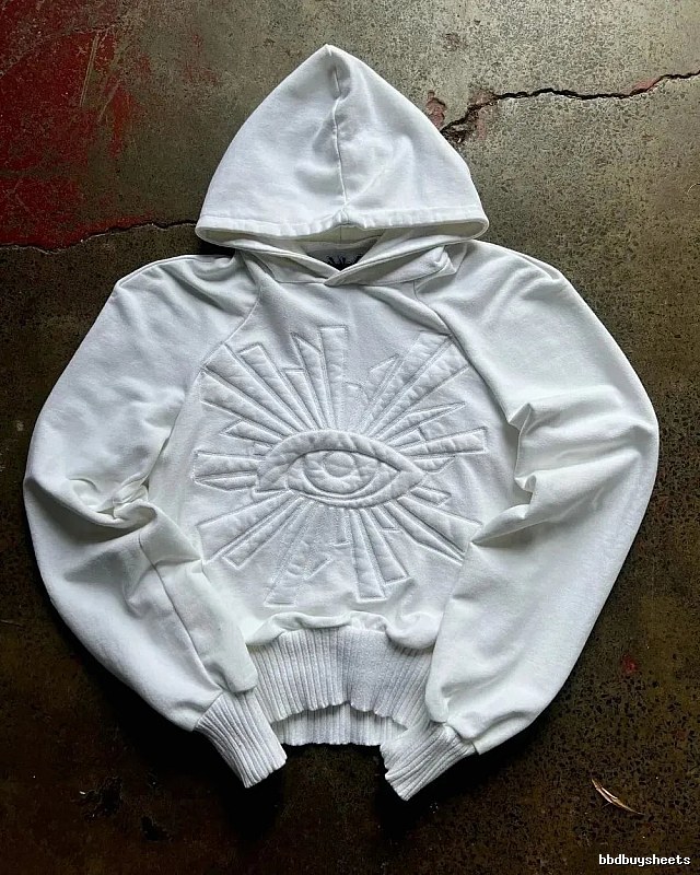 Kapital Casual Eye graphic hoodie Black Raised Eye for Streetwear Looks
