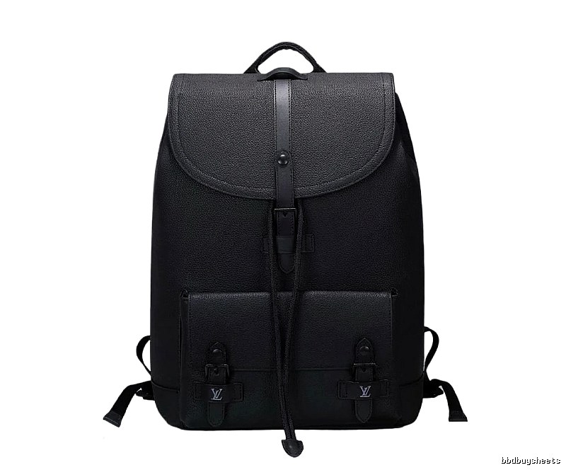 LV classic black backpack