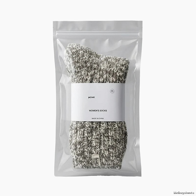 Miu Miu Knitted Style Gray-White Socks