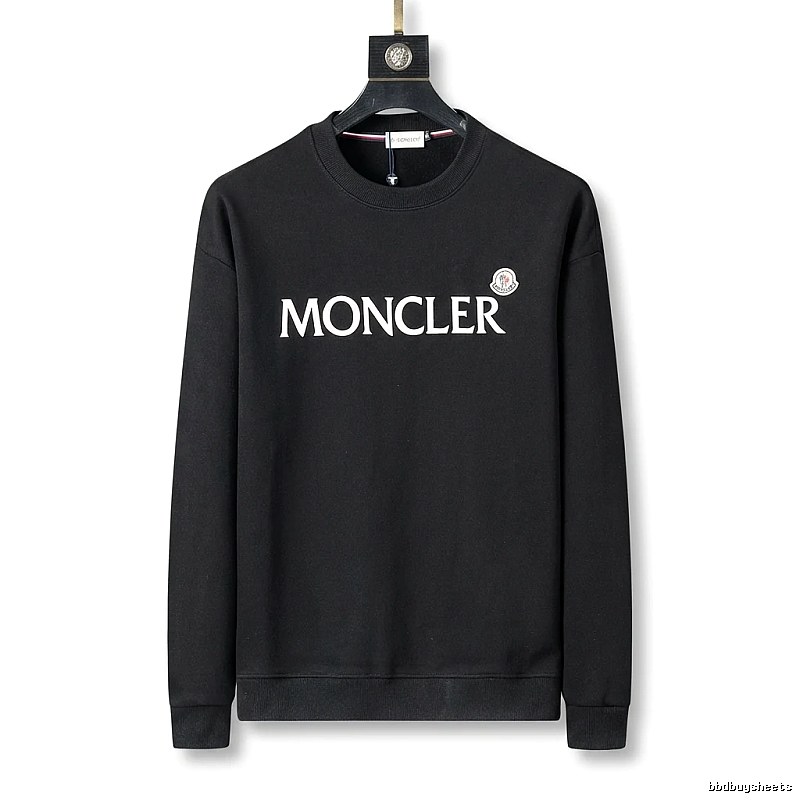 Moncler simple-style black sweatshirt