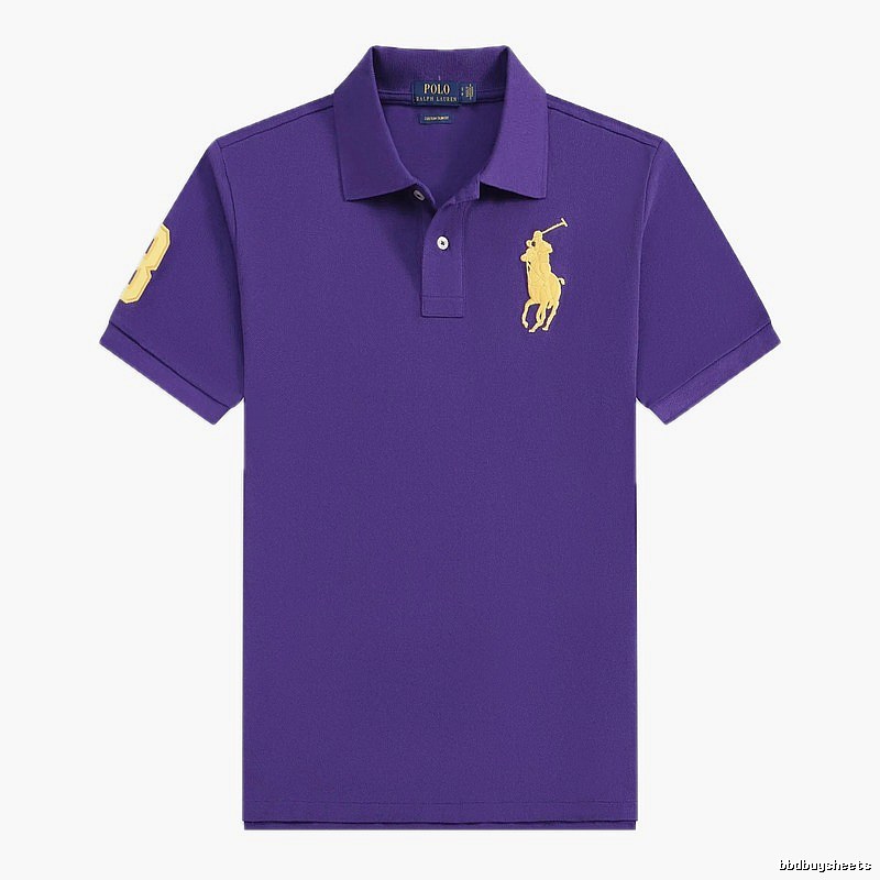 Ralph Lauren Polo Purple Classic Style Short-Sleeve