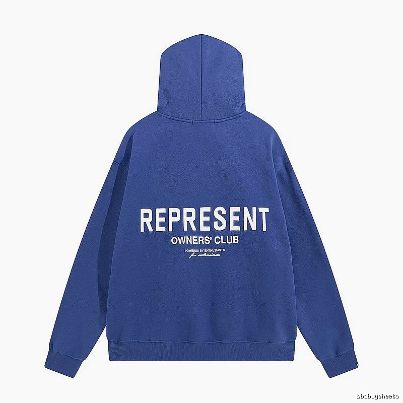 Represent Travel Owners Club hoodie Navy Large Represent with Modern Look