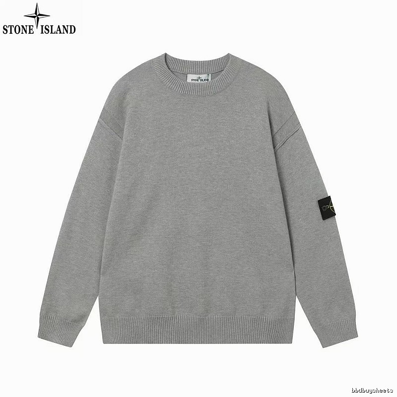 Stone Island Gray Crewneck SweatShirt Daily Styling
