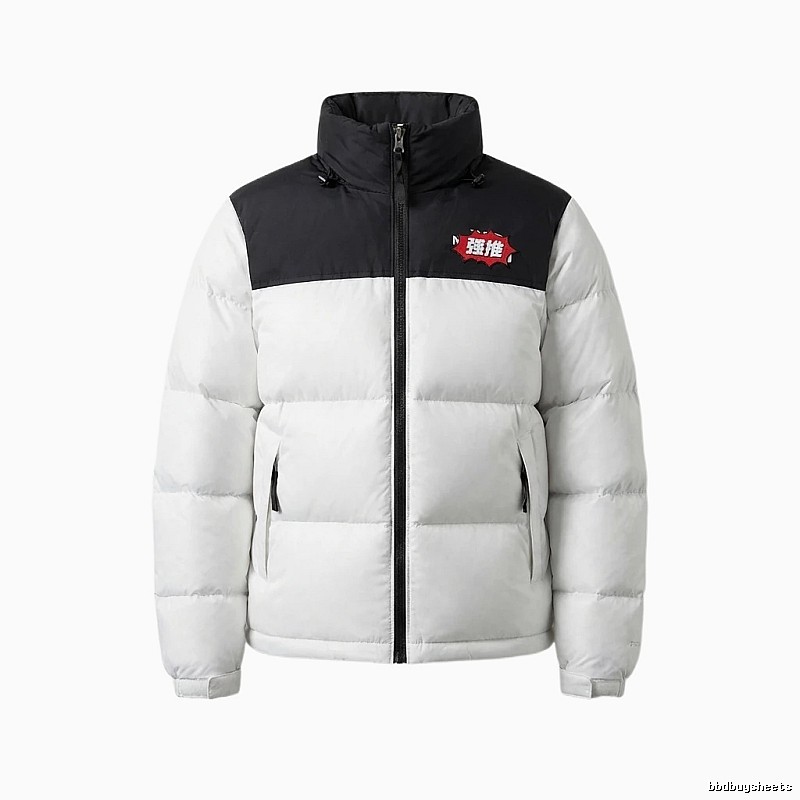 The North Face Trendy Black-and-White Down Jacket