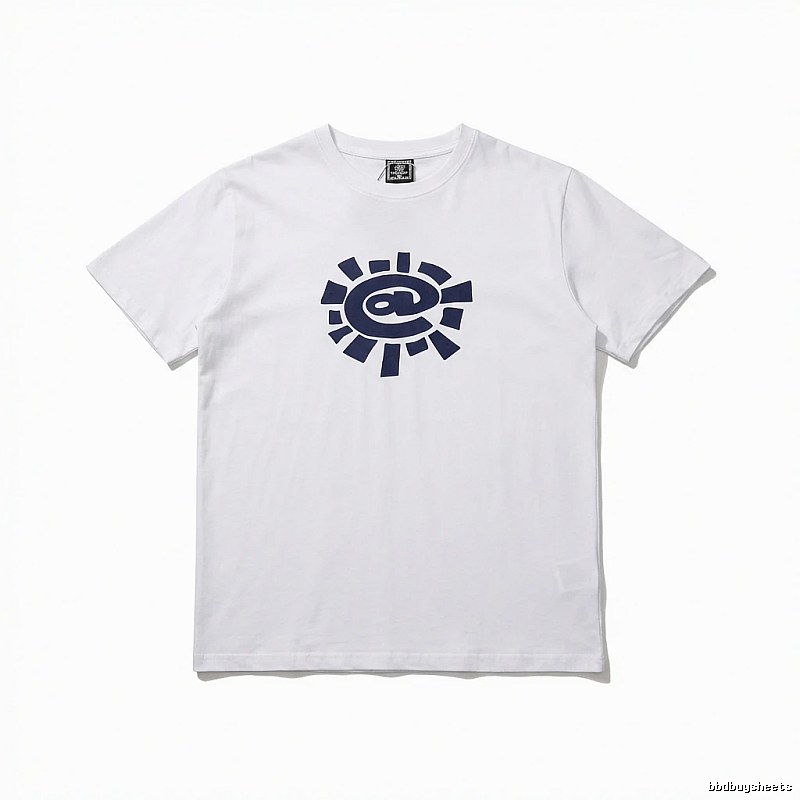 ADWYSD Printed Simple White T-shirt