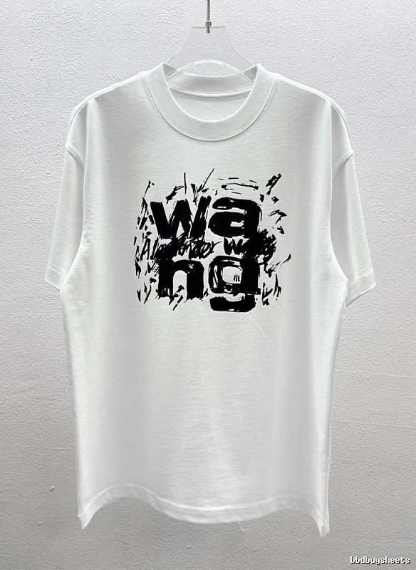 Alexander Wang Graffiti Street Style White T-Shirt