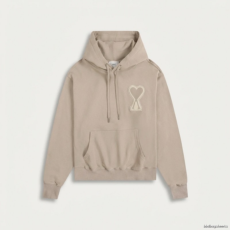 AMI Love Trend Brand Beige Sweatshirt
