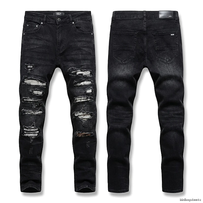 AMI Trendy Ripped Jeans with a Cool Style