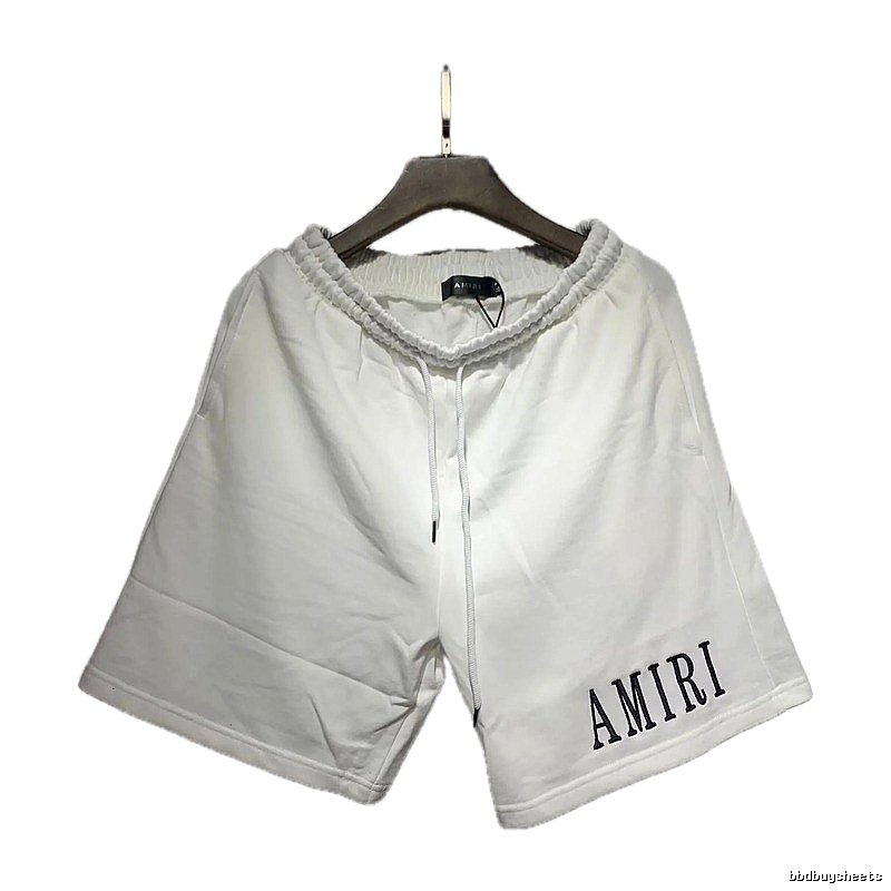 AMIRI Embroidered Street Style White Casual Shorts