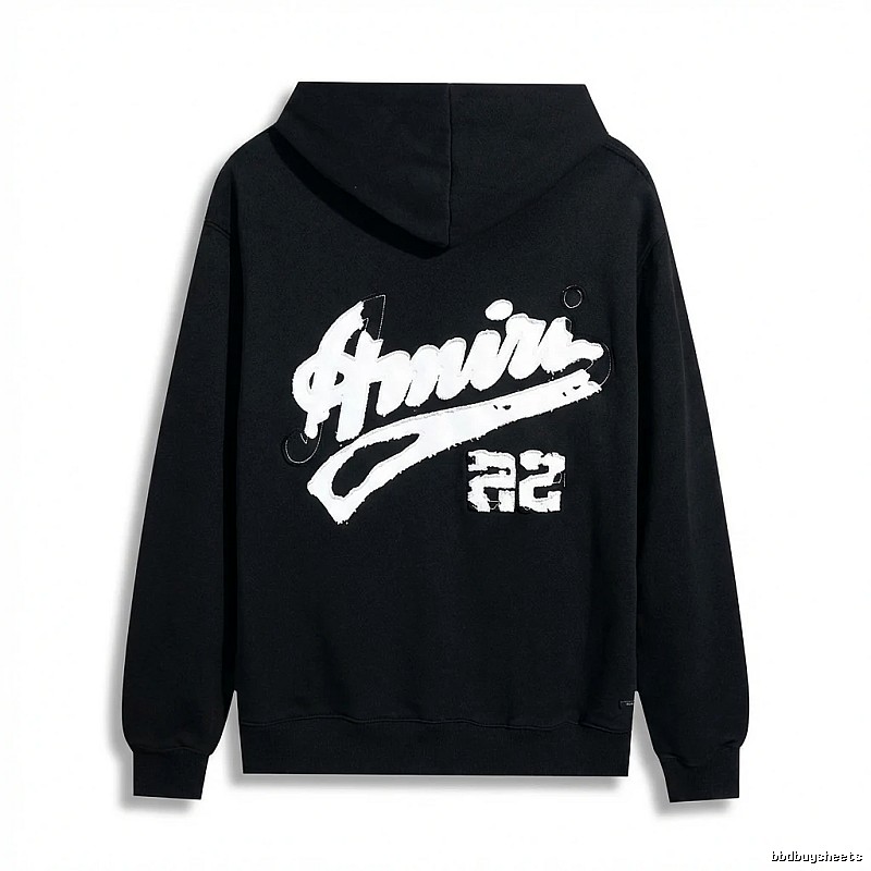 AMIRI Graffiti Style Black Hoodie