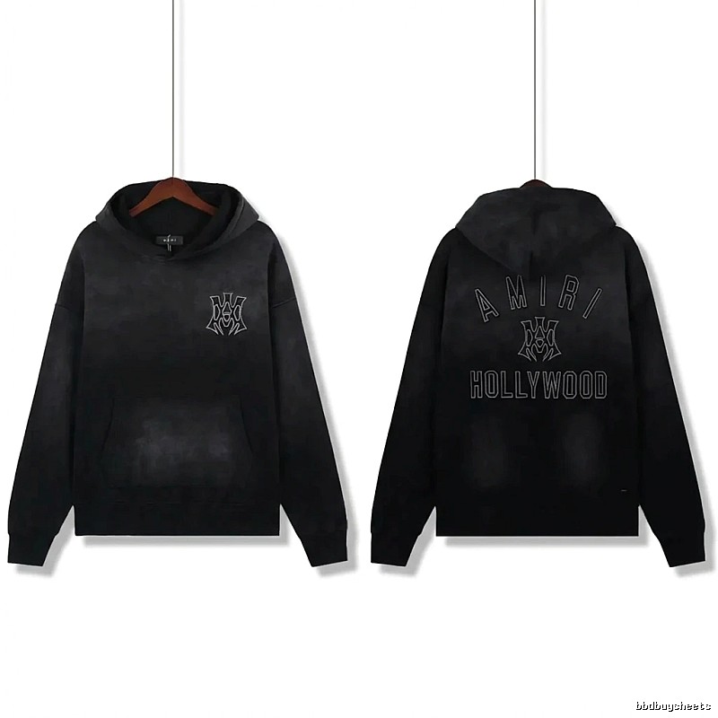 AMIRI Hollywood Collection Dark Style Hoodie