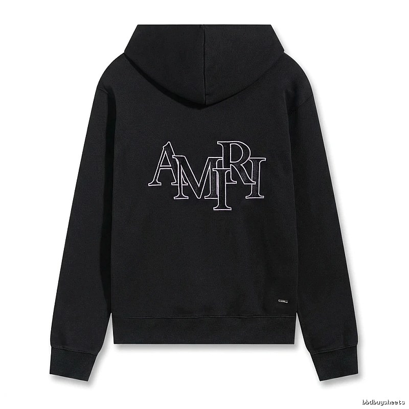 AMIRI letter-style black sweatshirt