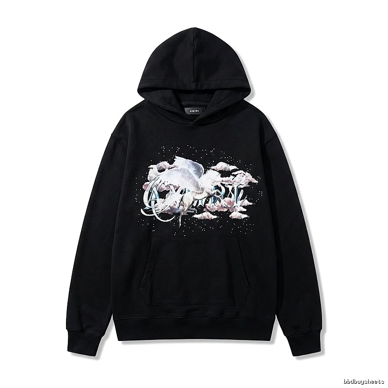 AMIRI Printed Trendy Black Sweatshirt
