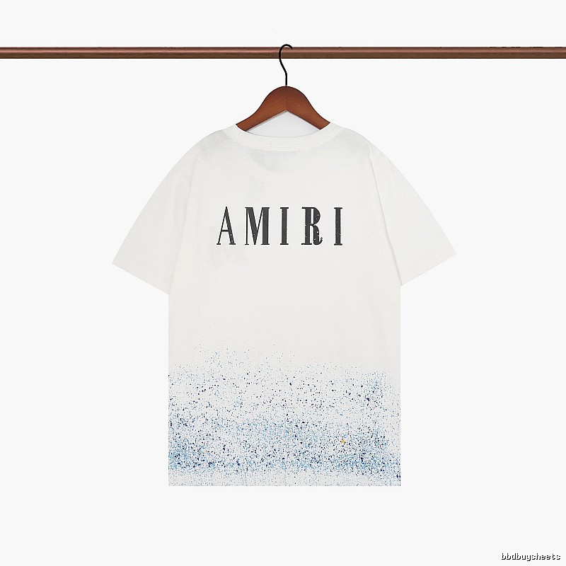 Amiri Relaxed Graphic T-shirt White Blue Amiri with Designer-Inspired Detail