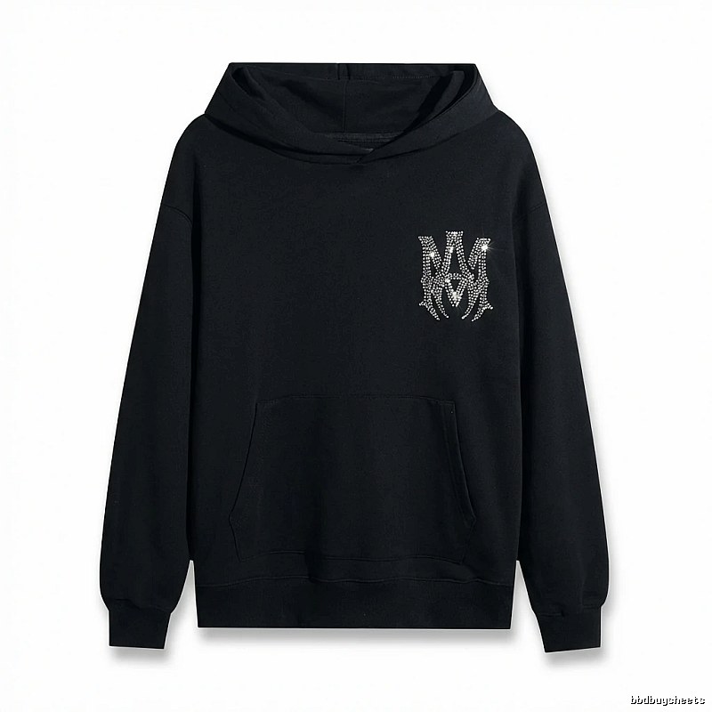 AMIRI's trendy and cool black hoodie