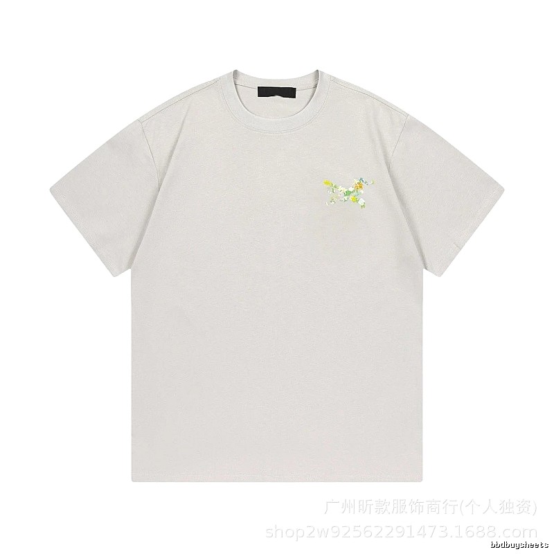 Arc'teryx Casual Light Grey Floral Short-sleeve T-shirt
