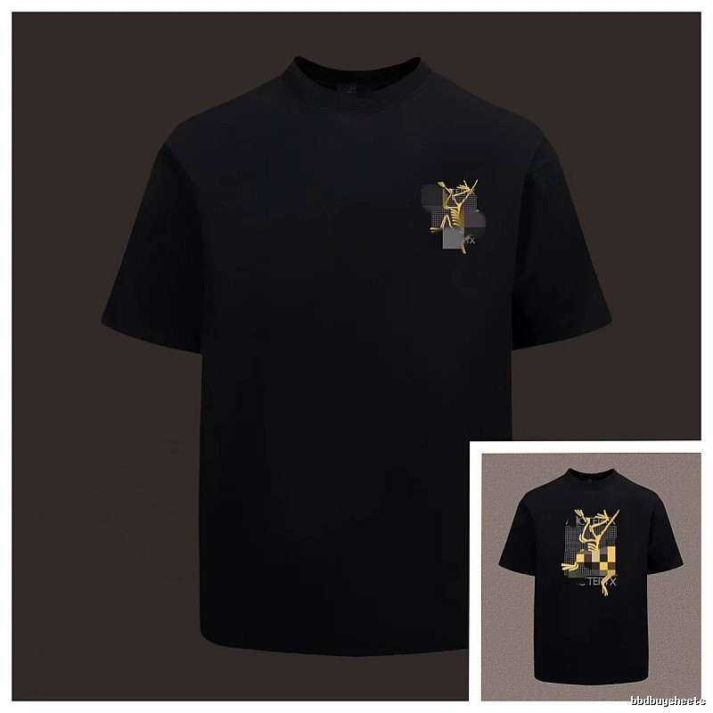 Arc'teryx Printed Functional Style Black Short Sleeve T-Shirt