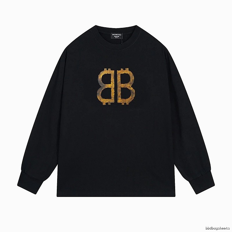 Balenciaga BB Print Black Sweatshirt