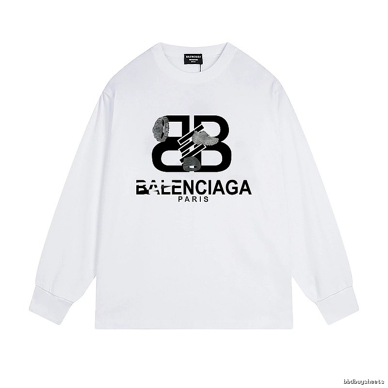 Balenciaga BB Series Simple White T-shirt