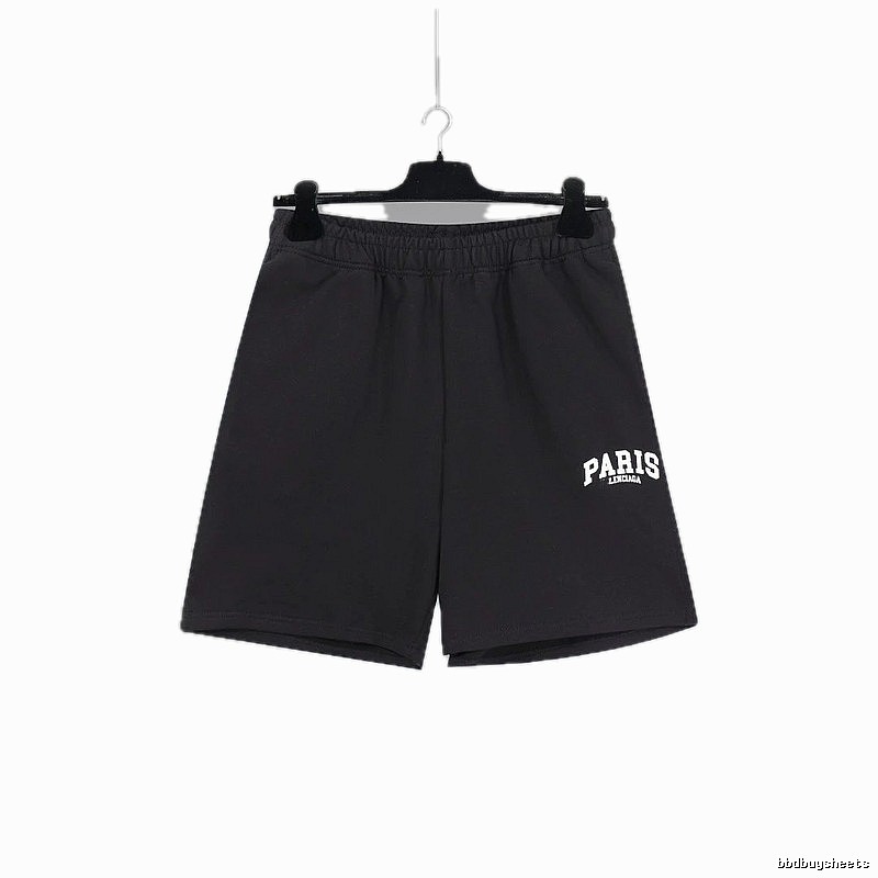 Balenciaga casual style black shorts