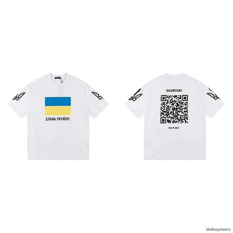 Balenciaga Charity Limited Edition Street Style White T-Shirt
