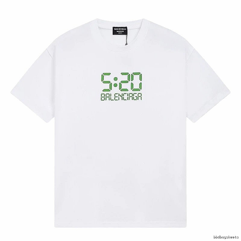 Balenciaga digital-style white T-shirt