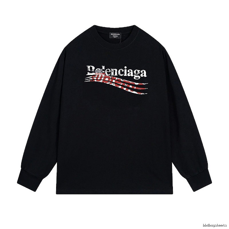 Balenciaga graffiti-style black T-shirt